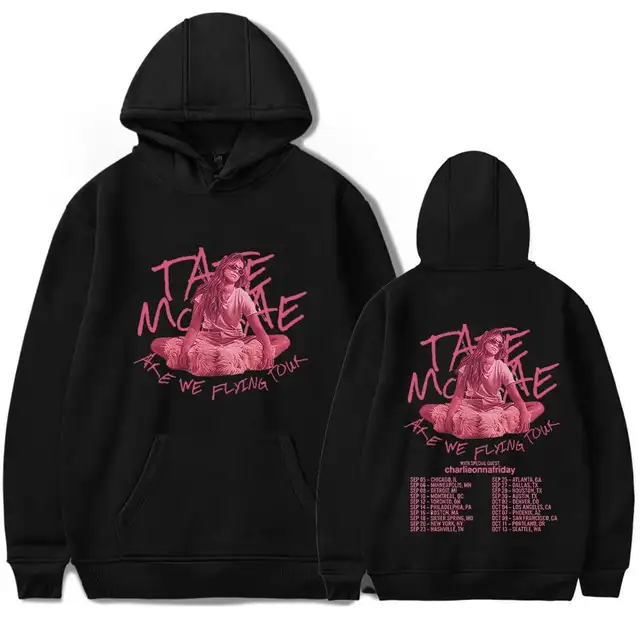 Tate Mcrae Merch Are We Flying Concert Hoodies Winter Men Women Hooded Sweatshirt Cos Crewneck - Tate McRae Shop